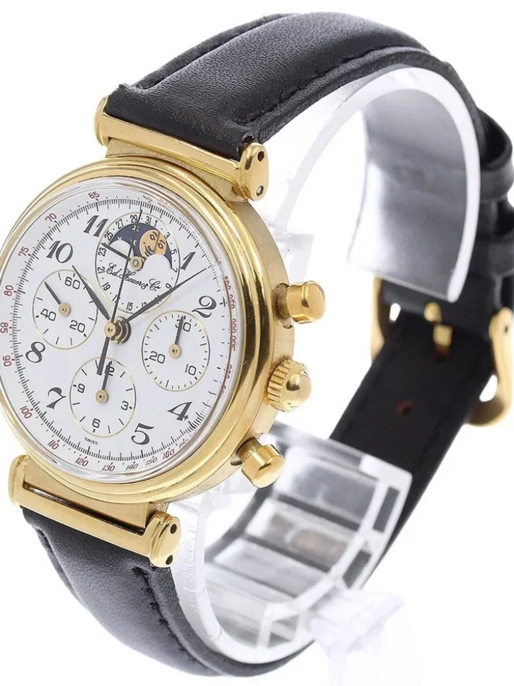 Heuer Edward Heuer 188.215/1 Moon phase chronograph Hand Winding Men's_966186